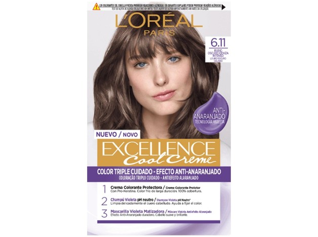 Excellence Creme Tinte 6.11-Rubio Oscuro Ceniza...