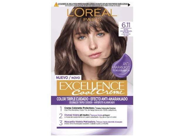 Excellence Creme Tinte 6.11-Rubio Oscuro Ceniza...