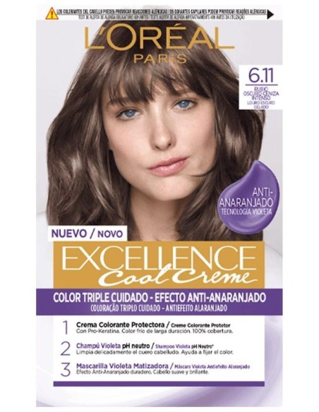 Excellence Creme Tinte 6.11-Rubio Oscuro Ceniza 1 U