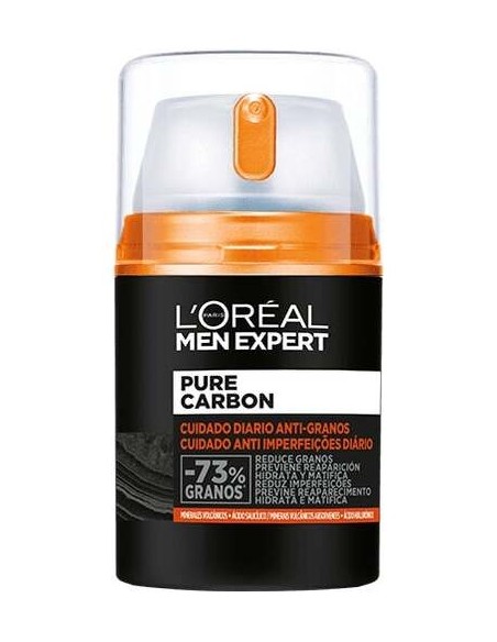Men Expert Pure Charcoal Cuidado Diario Antigranos 50 Ml