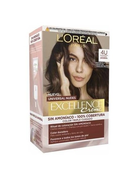 L'Oréal Excellence Creme Universal Nudes 4U Brown 1Ud