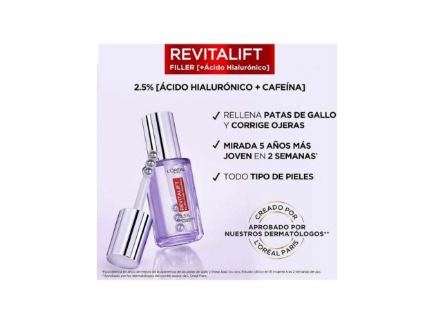L'Oréal Revitalift Filler Sérum De Ojos 20Ml