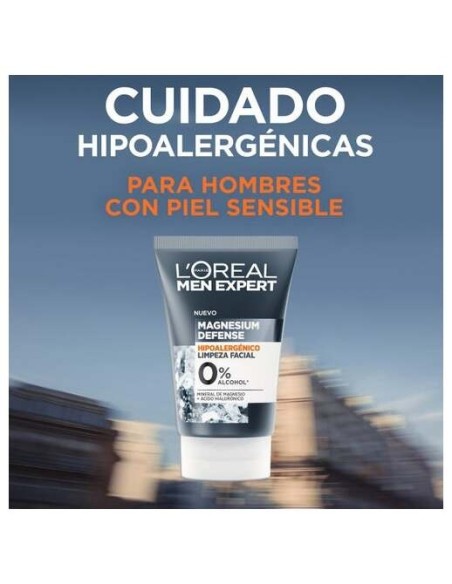 L'Oréal Men Expert Magnesium Defense Limpieza Facial 100Ml