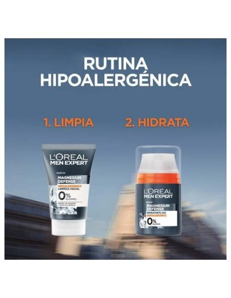 L'Oréal Men Expert Magnesium Defense Limpieza Facial 100Ml