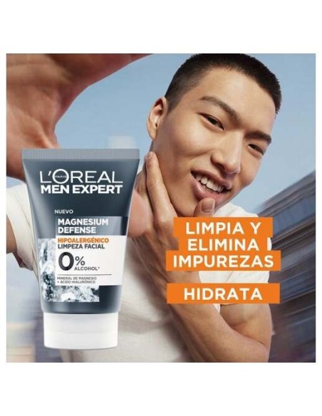 L'Oréal Men Expert Magnesium Defense Limpieza Facial 100Ml