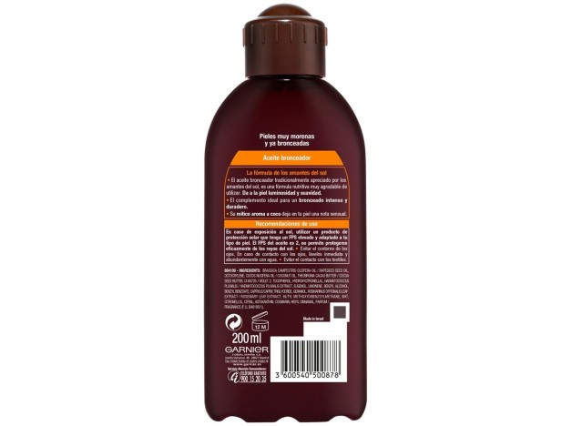 Garnier Delial Ideal Bronze Bronzeador Intenso...
