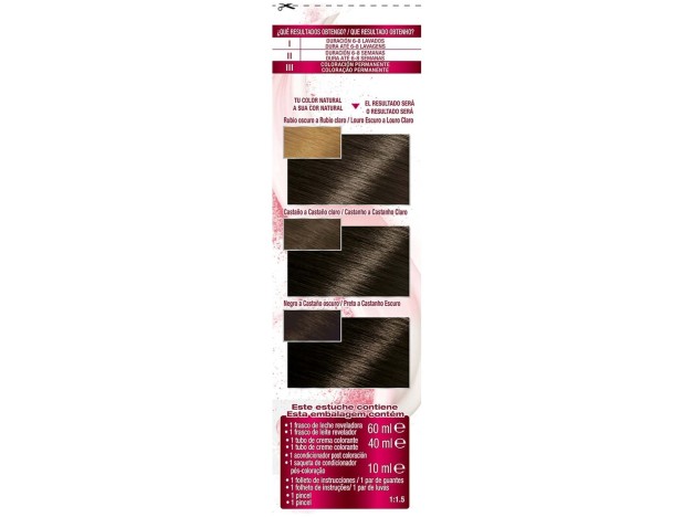 Garnier Color Sensation N°3 Castaño Oscuro 4Uds