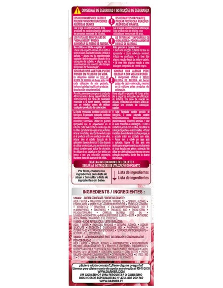 Garnier Color Sensation N°3 Castaño Oscuro 4Uds