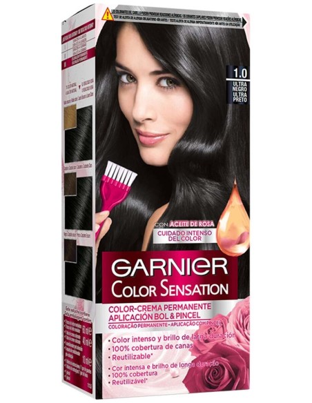 Garnier Color Sensation N°1 Ultra Negro 4Uds