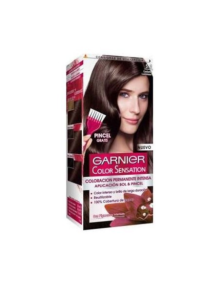 Garnier Color Sensation N°5.0 Castaño Luminoso 4Uds