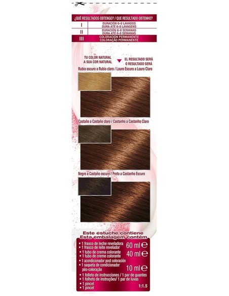 Garnier Color Sensation N°6.35 Rubio Caramelo 4Uds
