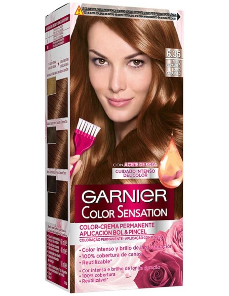 Garnier Color Sensation N°6.35 Rubio Caramelo 4Uds
