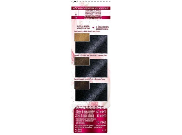 Garnier Color Sensation N°2.10 Negro Azulado 4Uds