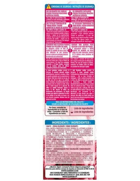 Garnier Color Sensation N°1.10 Rubio Extra Claro 4Uds