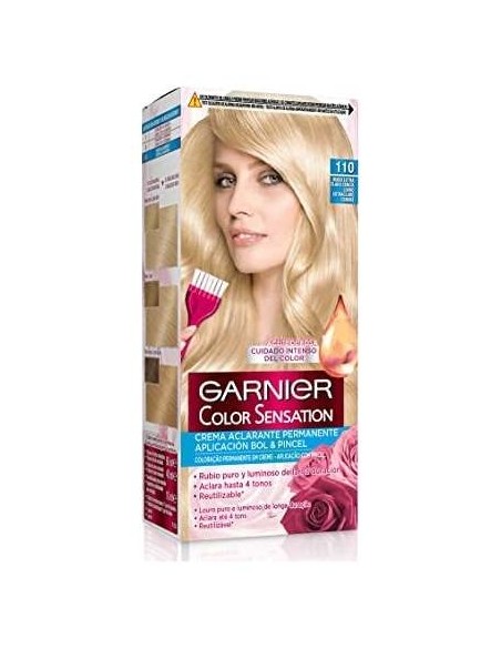 Garnier Color Sensation N°1.10 Rubio Extra Claro 4Uds