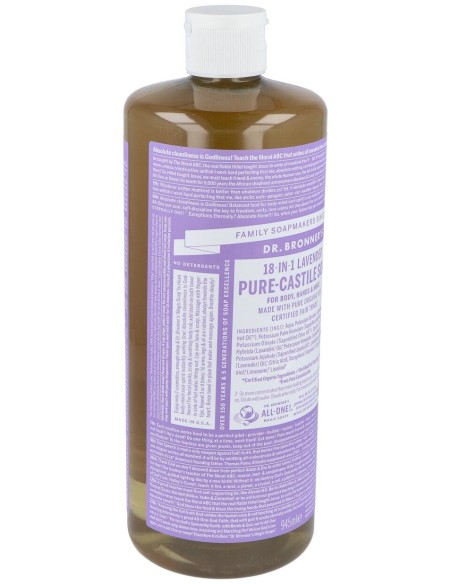 Dr. Bronner'S Jabón Líquido Lavanda Bio 945Ml
