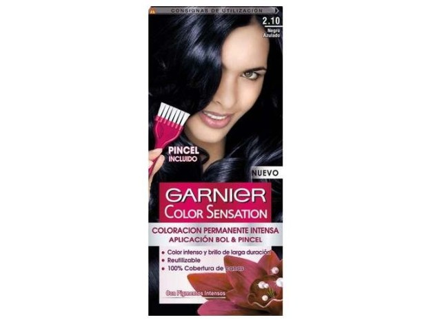 Garnier Color Sensation N°2.10 Negro Azulado 4Uds
