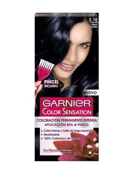 Garnier Color Sensation N°2.10 Negro Azulado 4Uds