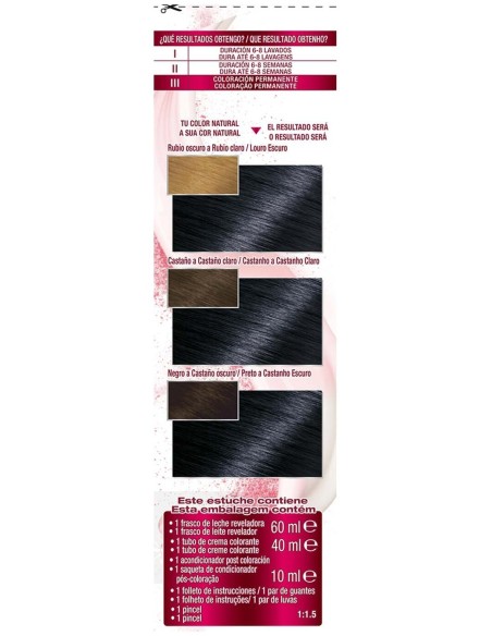 Garnier Color Sensation N°2.10 Negro Azulado 4Uds