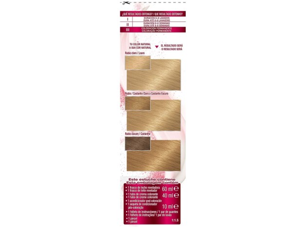 Garnier Color Sensation N°8 Rubio Luminoso 4Uds