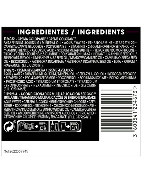 Garnier Olia Coloración Permanente N°5.0 Castaño Claro 4Uds