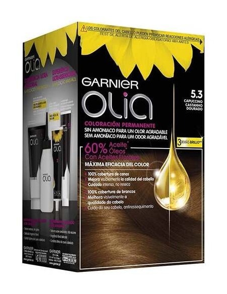 Garnier Olia Coloración Permanente N°5.3 Capuccino 1Ud