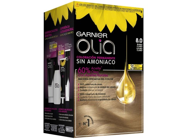 Garnier Olia Coloración Permanente N°8.0 Rubio...