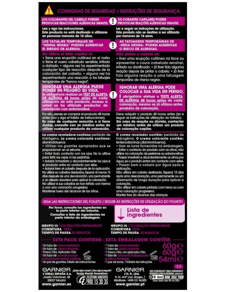 Garnier Olia Coloración Permanente N°8.31 Rubio Miel 4Uds