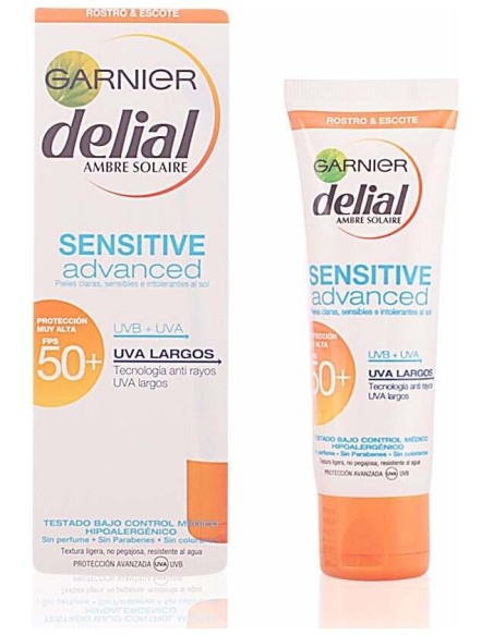 Garnier Sensitive Advanced Crema Facial Spf50+ 50Ml