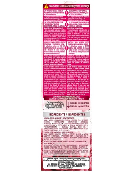 Garnier Color Sensation N°7.0 Rubio 4Uds