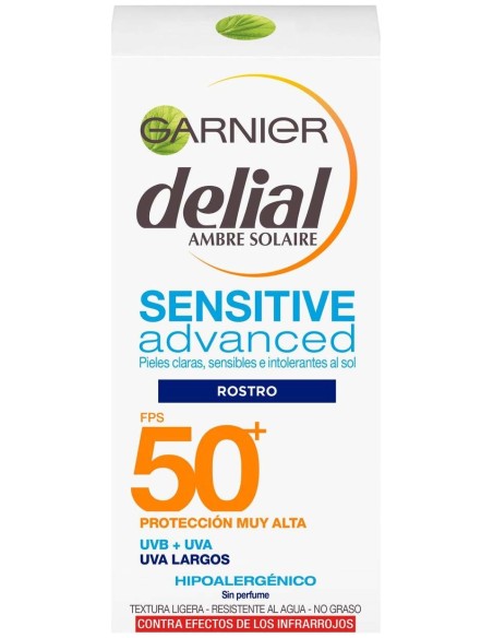 Garnier Sensitive Advanced Crema Facial Spf50+ 50Ml