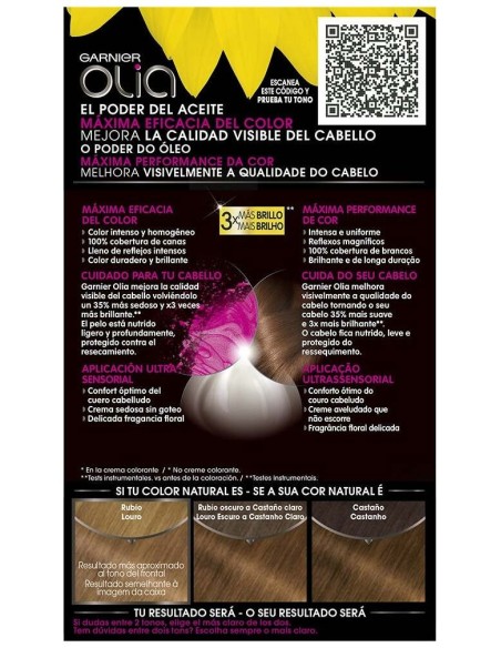 Garnier Kit Olia Coloracion Permante N°73 Golden Dark Blonde