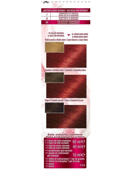 Garnier Color Sensation N°6.60 Rojo Intenso 4Uds