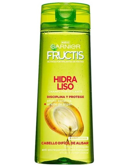 Garnier Fructis Champú Hidra Liso 72H 360Ml