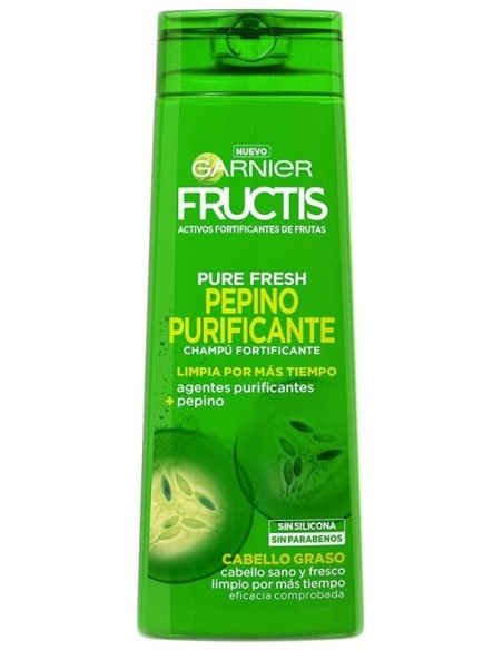 Garnier Fructis Pure Fresh Pepino Purificante Champú 360Ml