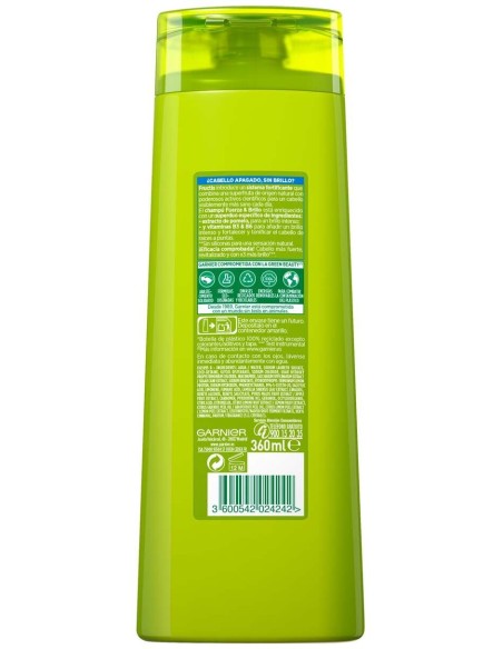 Garnier Fructis Fuerza %26 Brillo Champú 360Ml