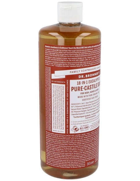 Dr. Bronner'S Jabón Líquido Eucalipto Bio 945Ml