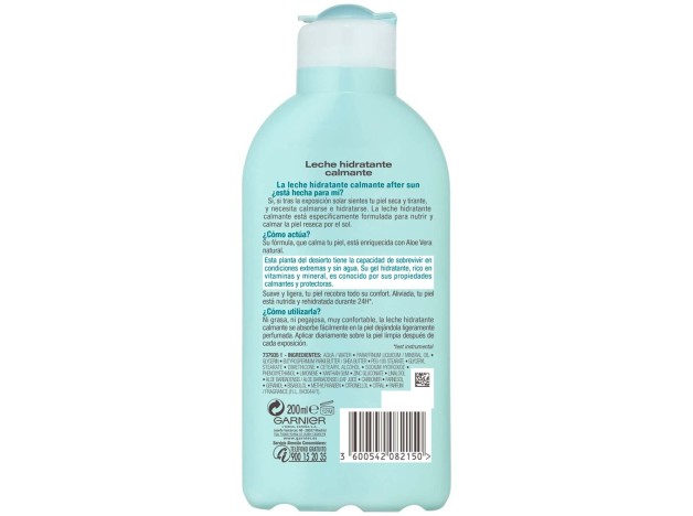 Garnier Delial Aftersun Leche Hidratante Aloe...