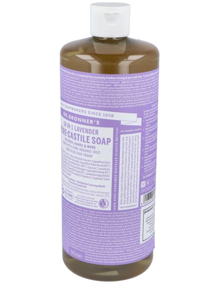 Dr. Bronner'S Jabón Líquido Lavanda Bio 945Ml