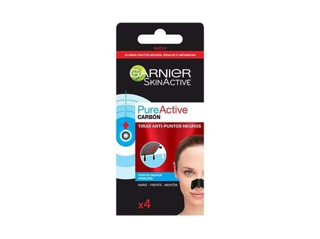 Garnier Pure Active Carbon Tiras Anti Puntos...