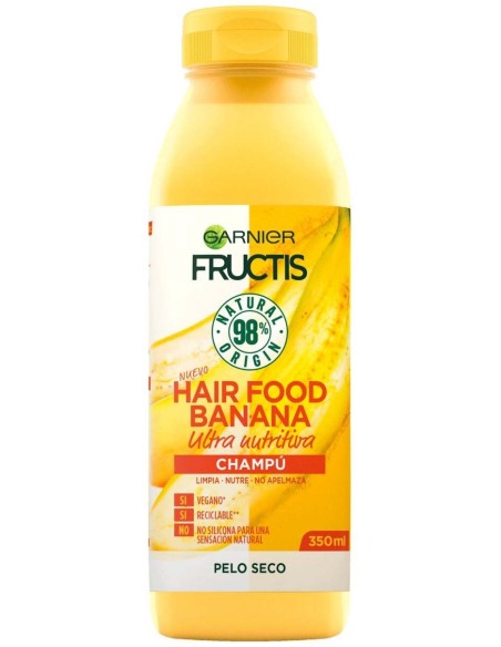 Garnier Fructis Hair Food Banana Champú Ultra Nutritivo 350Ml