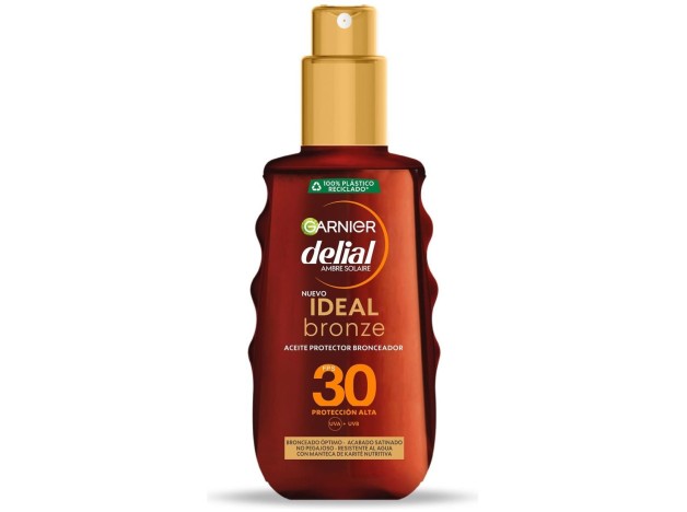 Garnier Delial Ideal Bronze Aceite Bronceador...