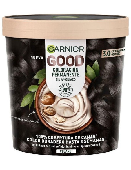 Garnier Good Coloración Permanente 3.0 Castaño Oscuro 217Ml