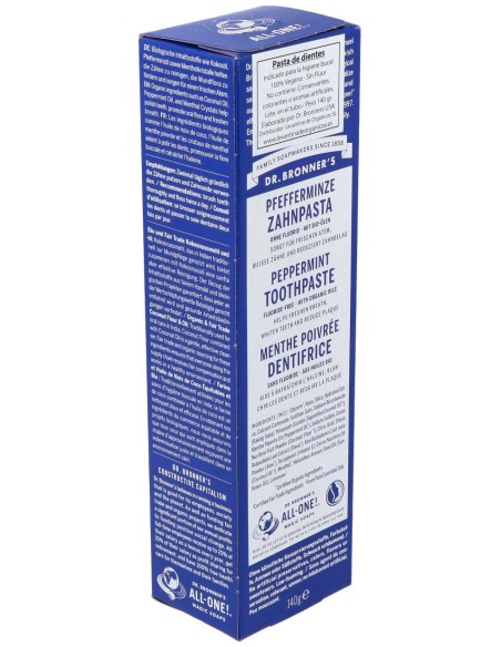 Dr. Bronners Pasta De Dientes Todo En Uno Peppermint 140G