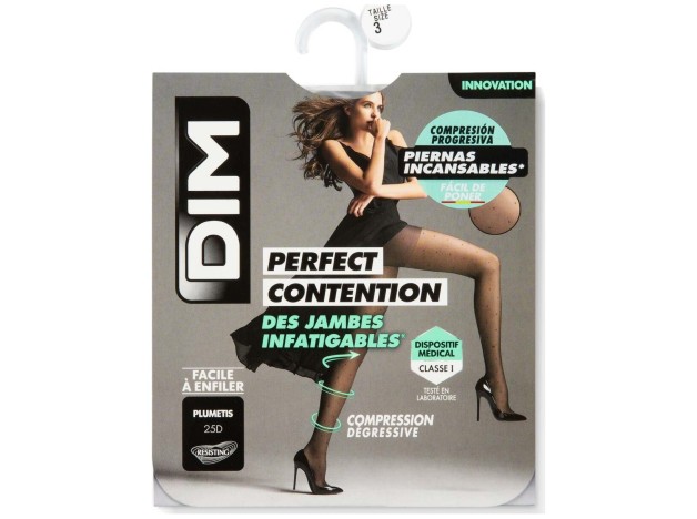 Dim Panty Perfect Contention Plumetis 25D T1 1Ud