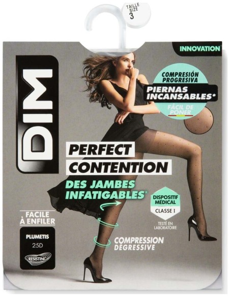 Dim Panty Perfect Contention Plumetis 25D T3 1Ud