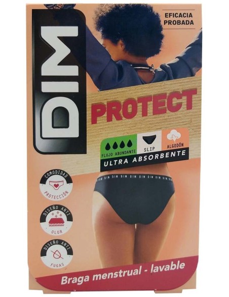 Dim Protect Braga Menstrual Lavable Flujo Abundante Talla 40-42 1Ud