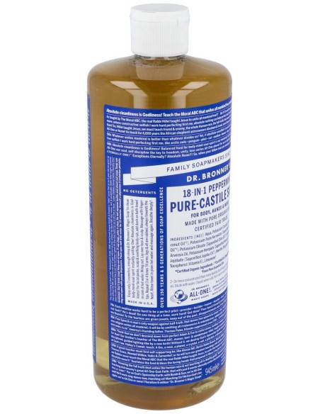 Dr. Bronner'S Jabón Líquido Menta 945Ml
