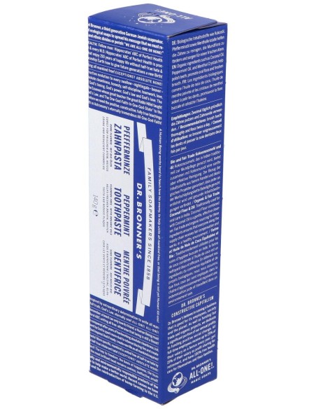 Dr. Bronners Pasta De Dientes Todo En Uno Peppermint 140G