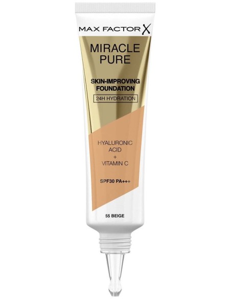 Max Factor Miracle Pure Foundation Spf30 55 Beige 30Ml